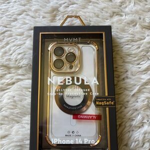 MVMT Nebula iPhone 14 Pro Case - Gold brand new in the box